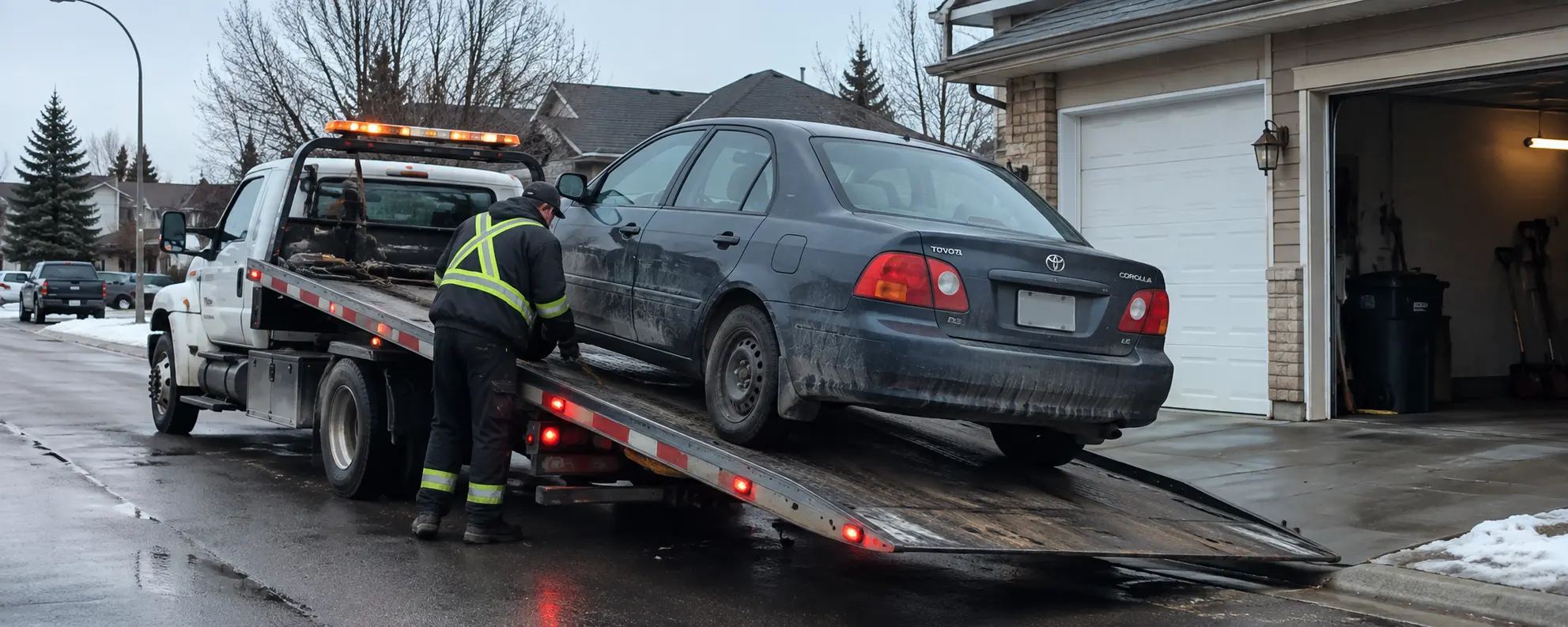 Vehicle pickup at the door